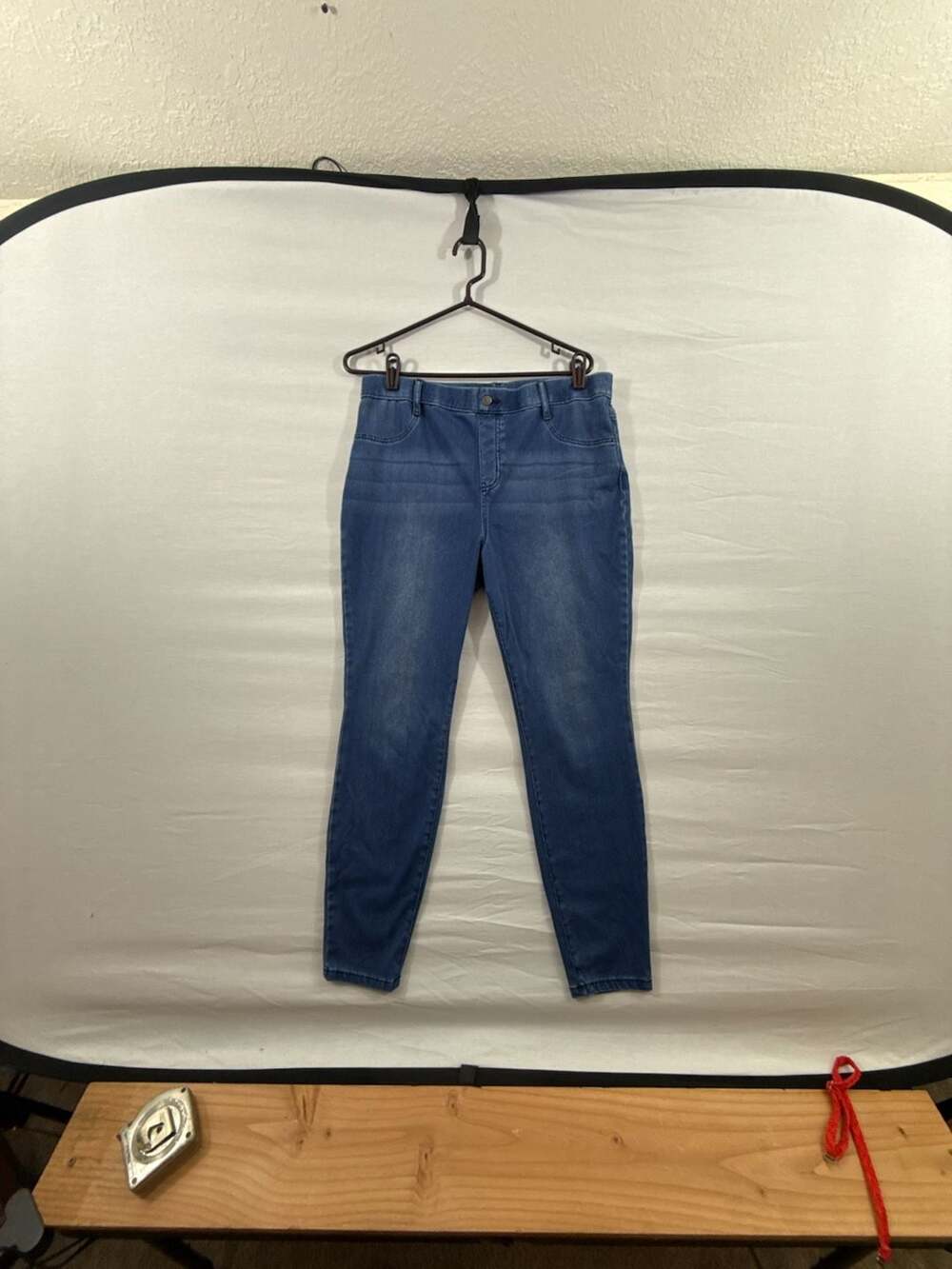 Time and Tru Blue Denim Pull-On Skinny Jeggings XL 16-18